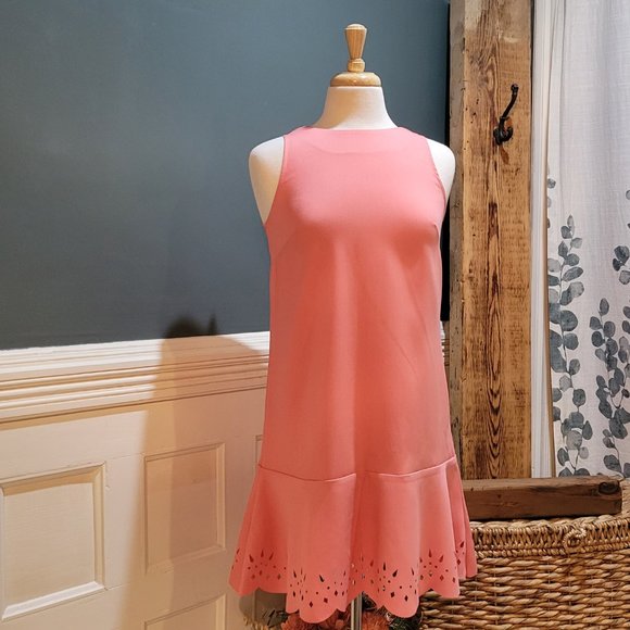 LOFT Dresses & Skirts - Ann Taylor Loft Laser Cut Hem Dress